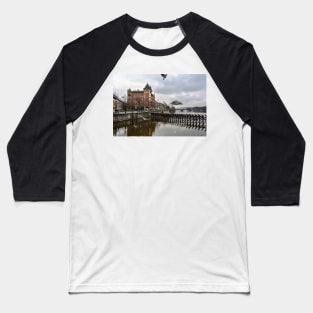 Seagulls and Bellevue building Baseball T-Shirt